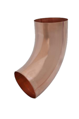 Детальное фото колено трубы универсальное 72 гр., медь, d-90 мм, aquasystem